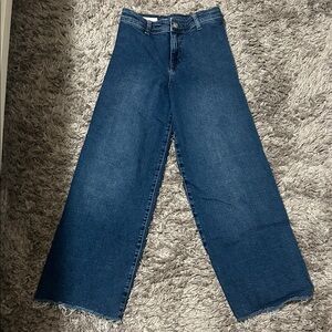 Zara Kids Dark Blue Wide-Leg Jeans